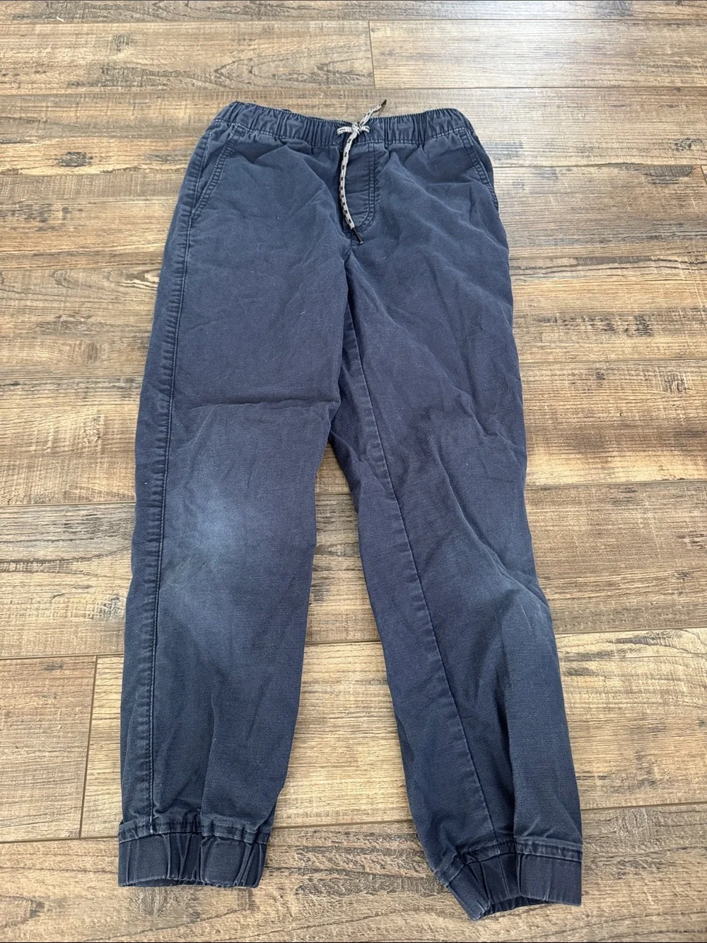 Set of 3 Gap Kids Size L Boys Navy Blue Drawstring Elastic Pants for Uniforms
